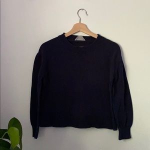 Everlane Navy Cotton Sweater